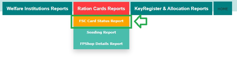 FSC card status report