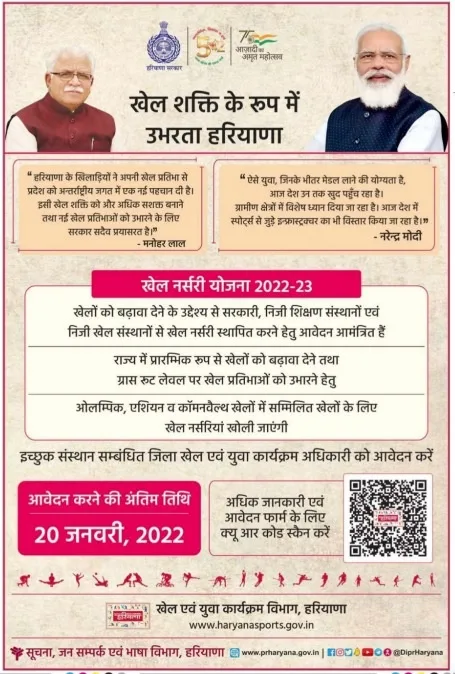 haryana khel nursery yojana